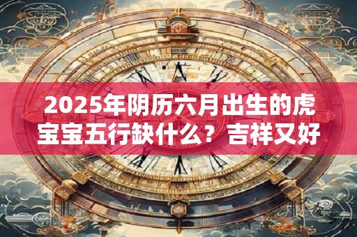 2025年阴历六月出生的虎宝宝五行缺什么？吉祥又好听