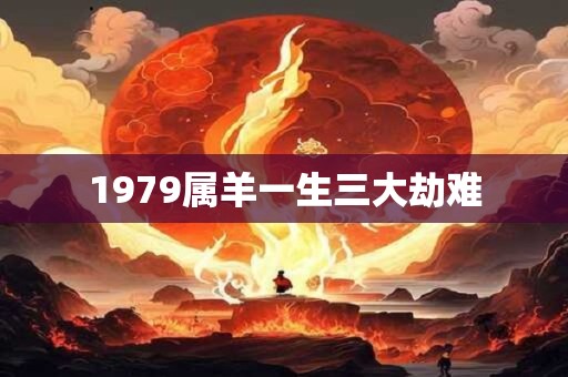 1979属羊一生三大劫难