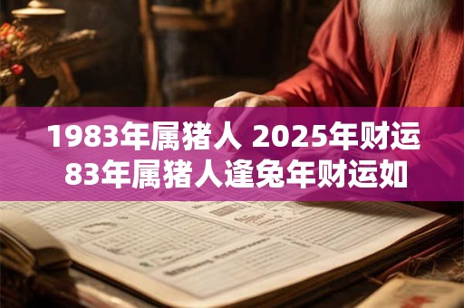 1983年属猪人 2025年财运 83年属猪人逢兔年财运如何