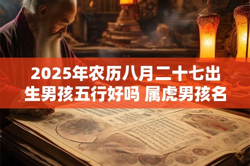 2025年农历八月二十七出生男孩五行好吗 属虎男孩名字推荐