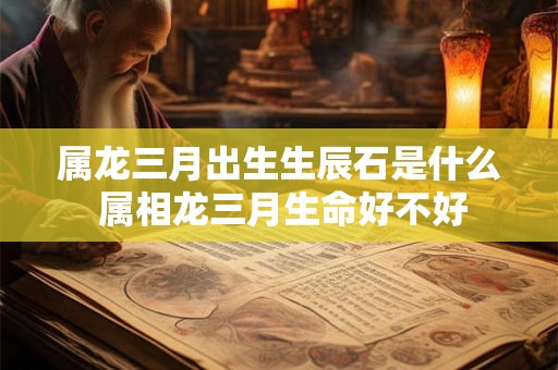 属龙三月出生生辰石是什么 属相龙三月生命好不好
