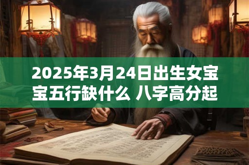 2025年3月24日出生女宝宝五行缺什么 八字高分起名字