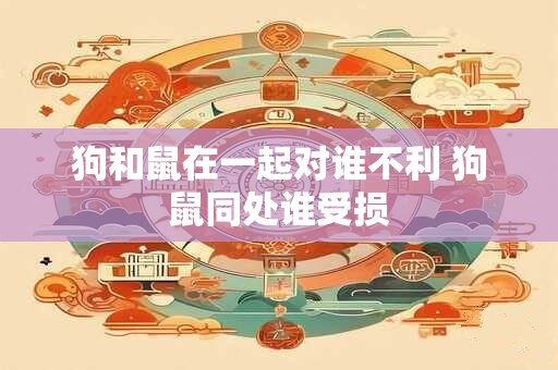 狗和鼠在一起对谁不利 狗鼠同处谁受损