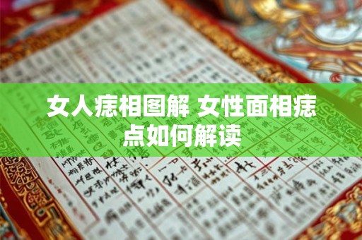 女人痣相图解 女性面相痣点如何解读
