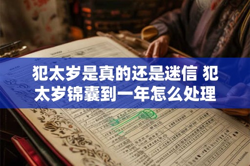 犯太岁是真的还是迷信 犯太岁锦囊到一年怎么处理