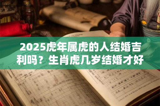 2025虎年属虎的人结婚吉利吗？生肖虎几岁结婚才好
