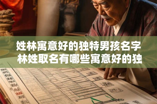 姓林寓意好的独特男孩名字 林姓取名有哪些寓意好的独特男孩名字
