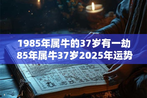 1985年属牛的37岁有一劫 85年属牛37岁2026年运势