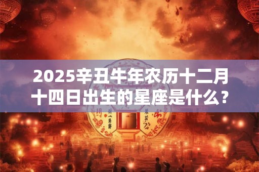 2025辛丑牛年农历十二月十四日出生的星座是什么？