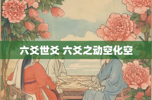 六爻世爻 六爻之动空化空
