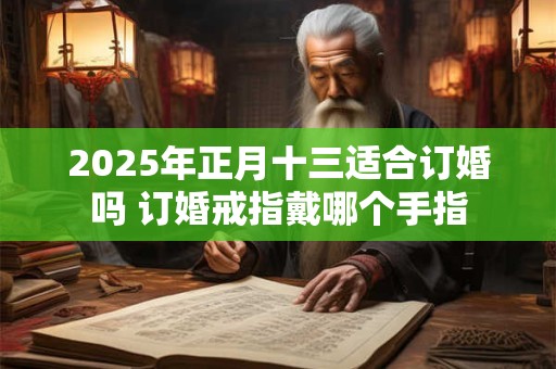2025年正月十三适合订婚吗 订婚戒指戴哪个手指