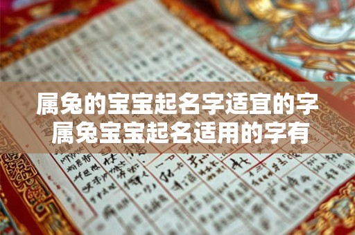 属兔的宝宝起名字适宜的字 属兔宝宝起名适用的字有哪些