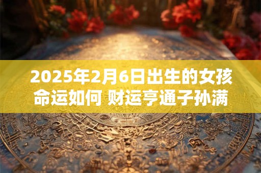 2025年2月6日出生的女孩命运如何 财运亨通子孙满堂