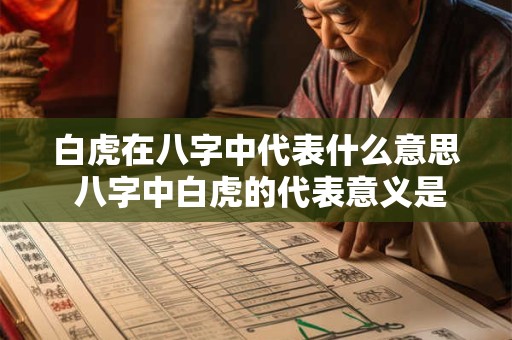 白虎在八字中代表什么意思 八字中白虎的代表意义是什么
