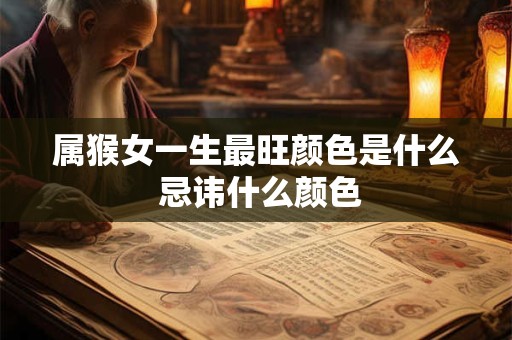 属猴女一生最旺颜色是什么 忌讳什么颜色