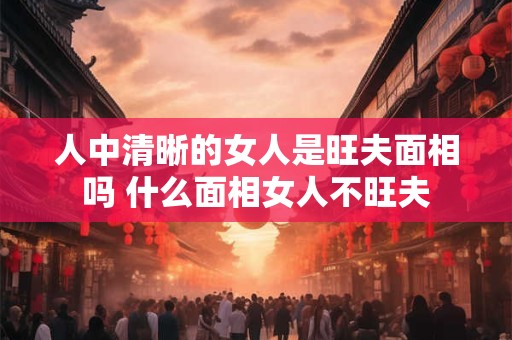 人中清晰的女人是旺夫面相吗 什么面相女人不旺夫