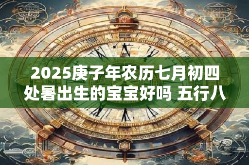 2025庚子年农历七月初四处暑出生的宝宝好吗 五行八字查询