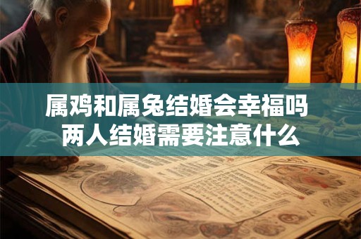属鸡和属兔结婚会幸福吗 两人结婚需要注意什么