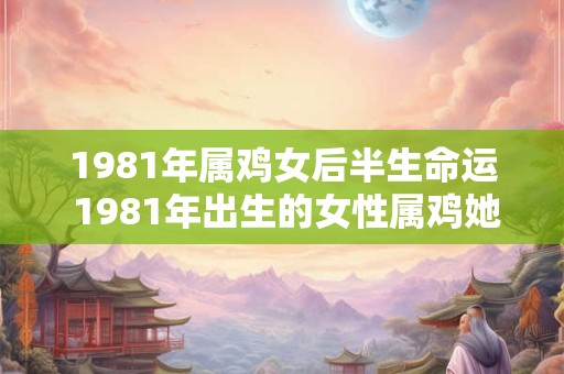 1981年属鸡女后半生命运 1981年出生的女性属鸡她的后半生命运如何