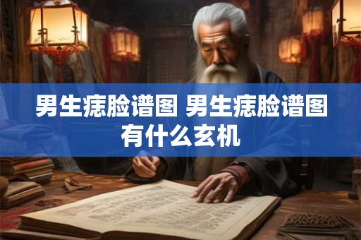 男生痣脸谱图 男生痣脸谱图有什么玄机