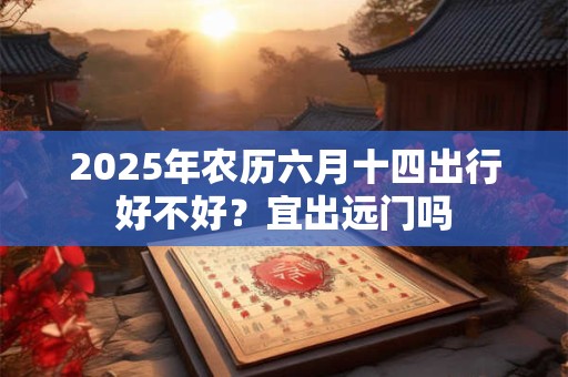 2025年农历六月十四出行好不好？宜出远门吗
