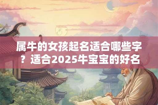 属牛的女孩起名适合哪些字？适合2025牛宝宝的好名字