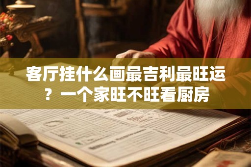 客厅挂什么画最吉利最旺运?一个家旺不旺看厨房 客厅挂什么画最吉利最旺运?一个家旺不旺看厨房