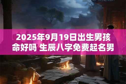 2025年9月19日出生男孩命好吗 生辰八字免费起名男孩