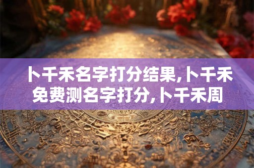 卜千禾名字打分结果,卜千禾免费测名字打分,卜千禾周易免费测名字打分