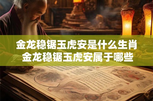 金龙稳锯玉虎安是什么生肖 金龙稳锯玉虎安属于哪些生肖