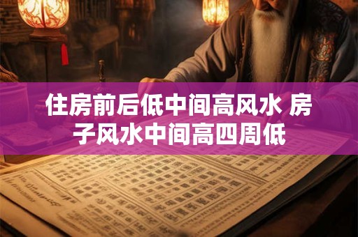 住房前后低中间高风水 房子风水中间高四周低