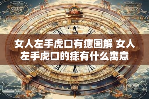 女人左手虎口有痣图解 女人左手虎口的痣有什么寓意