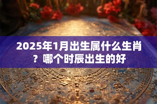 2025年1月出生属什么生肖？哪个时辰出生的好
