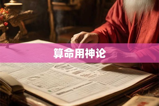 算命用神论