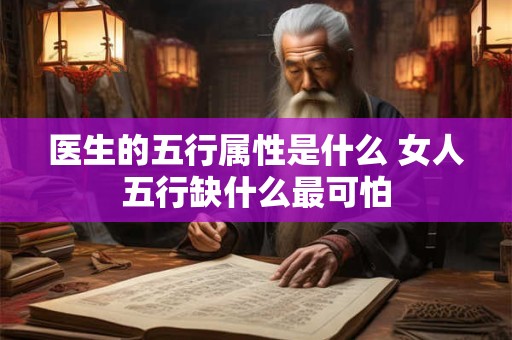 医生的五行属性是什么 女人五行缺什么最可怕