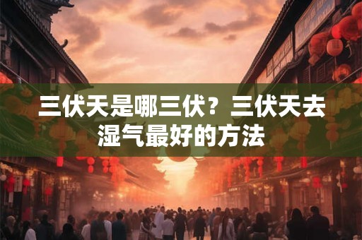 三伏天是哪三伏?三伏天去湿气最好的方法 三伏天是哪三伏?三伏天去湿气最好的方法