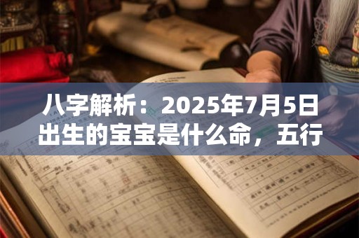 八字解析：2025年7月5日出生的宝宝是什么命，五行缺什么