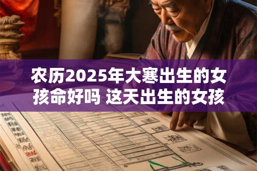 农历2025年大寒出生的女孩命好吗 这天出生的女孩很好的