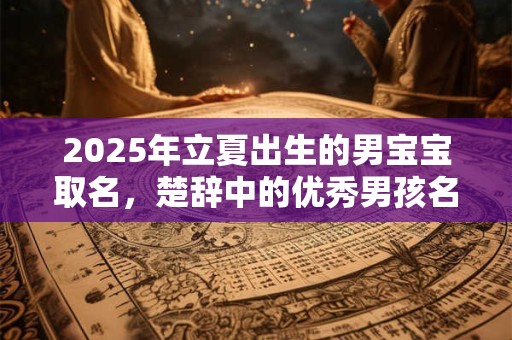 2025年立夏出生的男宝宝取名，楚辞中的优秀男孩名字