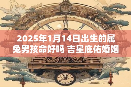 2025年1月14日出生的属兔男孩命好吗 吉星庇佑婚姻喜人