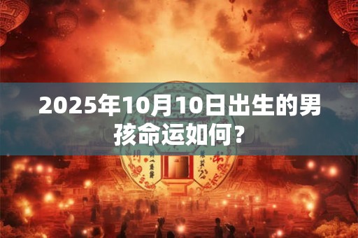2025年10月10日出生的男孩命运如何？