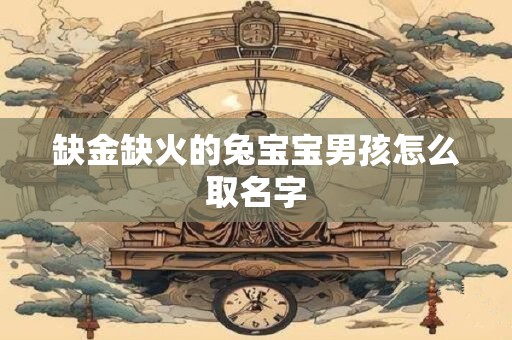 缺金缺火的兔宝宝男孩怎么取名字 缺金缺火的兔宝宝男孩怎么取名字