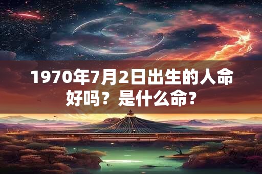 1970年7月2日出生的人命好吗？是什么命？