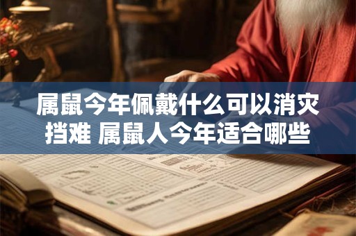 属鼠今年佩戴什么可以消灾挡难 属鼠人今年适合哪些饰品