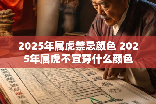 2025年属虎禁忌颜色 2025年属虎不宜穿什么颜色