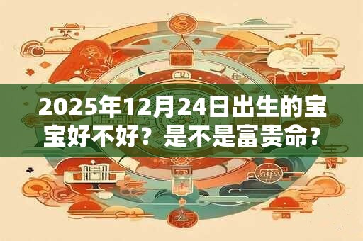 2025年12月24日出生的宝宝好不好？是不是富贵命？