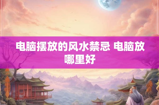 电脑摆放的风水禁忌 电脑放哪里好