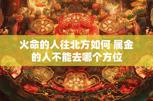 火命的人往北方如何 属金的人不能去哪个方位