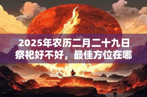 2025年农历二月二十九日祭祀好不好，最佳方位在哪里？