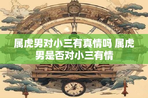 属虎男对小三有真情吗 属虎男是否对小三有情